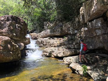 For the agile and adventurous: the paddle – kloof up to Swallowtail Falls on the Mtentu estuary, comes highly recommended!