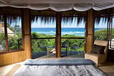 Ocean View room at Thonga Beach Lodge