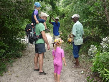 The Kosi Bay Lakes hike is a good option to adapt to young families.