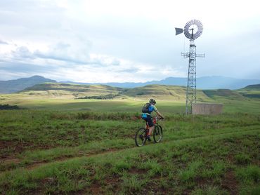 Free-range mountain biking on private farms – access negotiated.